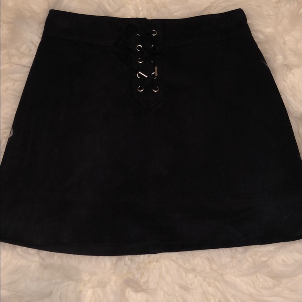 Suede Skirt